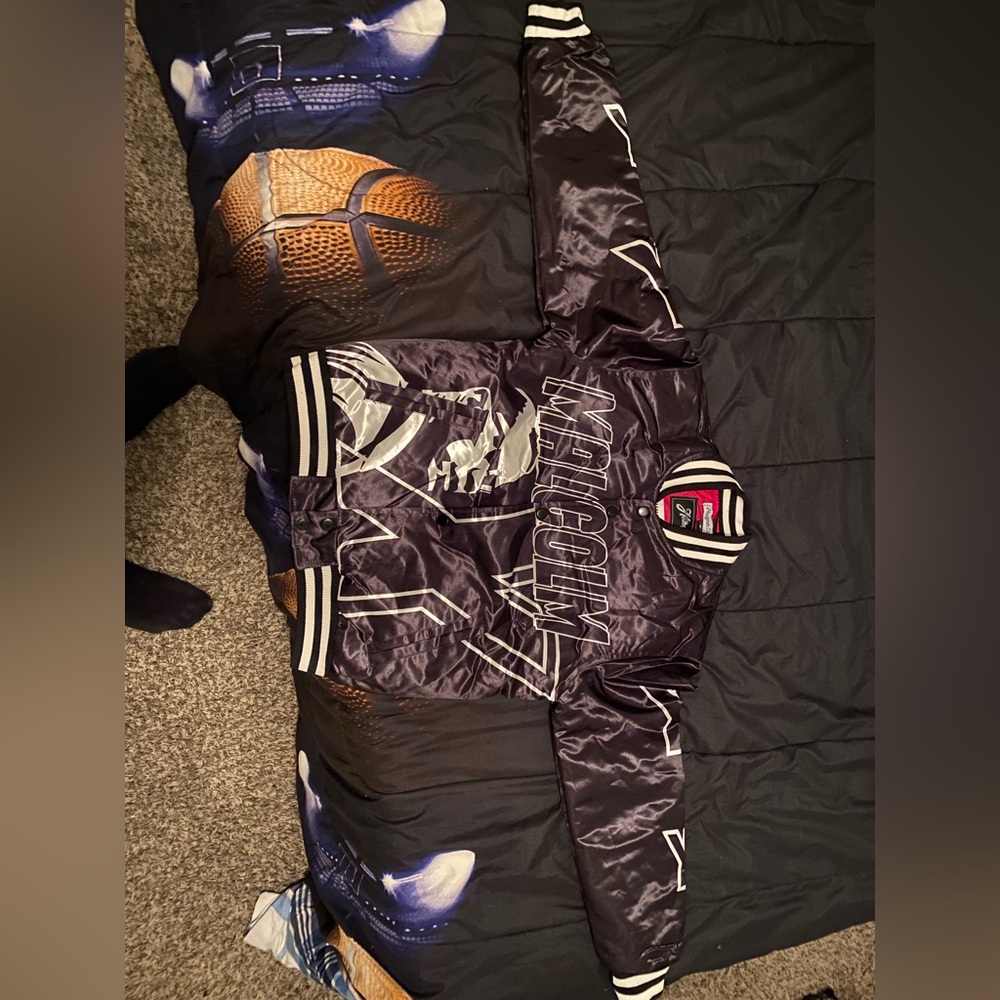 MALCOLM X YOUTH SATIN JACKET